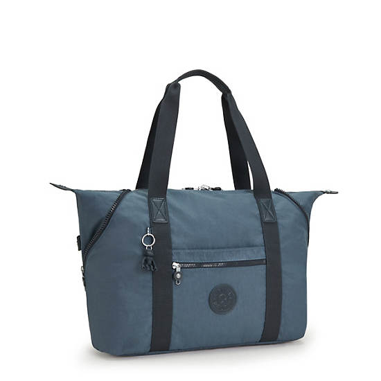 Kipling Art Medium Iconic Tote Çanta Lacivert Gri | TR 1448YX